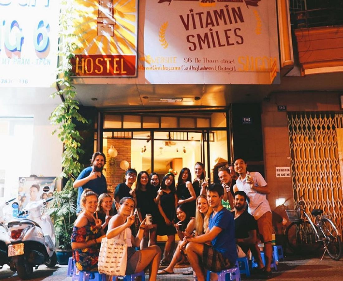 The Art - Vitamin Smiles Hostel Ho-Chi-Minh-Stadt Exterior foto